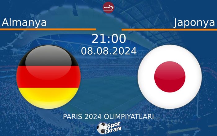 08 Ağustos 2024 Almanya vs Japonya maçı Hangi Kanalda Saat Kaçta Yayınlanacak?