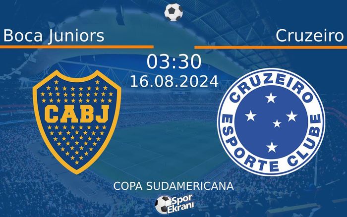 16 Ağustos 2024 Boca Juniors vs Cruzeiro maçı Hangi Kanalda Saat Kaçta Yayınlanacak? 16 Ağustos 2024 Boca Juniors vs Cruzeiro maçı Hangi Kanalda Saat Kaçta Yayınlanacak?