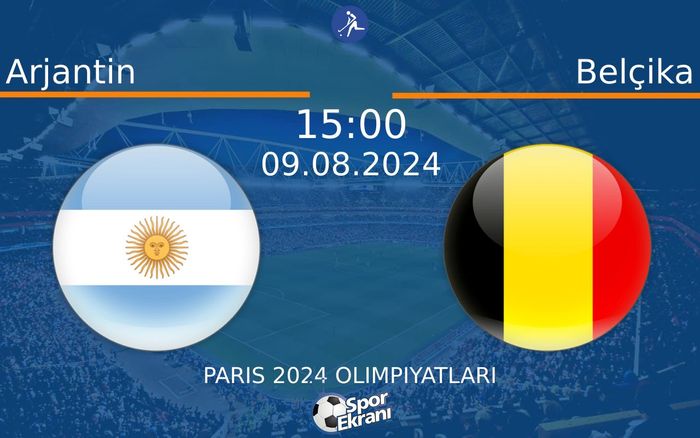 09 Ağustos 2024 Arjantin vs Belçika maçı Hangi Kanalda Saat Kaçta Yayınlanacak? 09 Ağustos 2024 Arjantin vs Belçika maçı Hangi Kanalda Saat Kaçta Yayınlanacak?