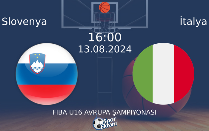 13 Ağustos 2024 Slovenya vs İtalya maçı Hangi Kanalda Saat Kaçta Yayınlanacak? 13 Ağustos 2024 Slovenya vs İtalya maçı Hangi Kanalda Saat Kaçta Yayınlanacak?