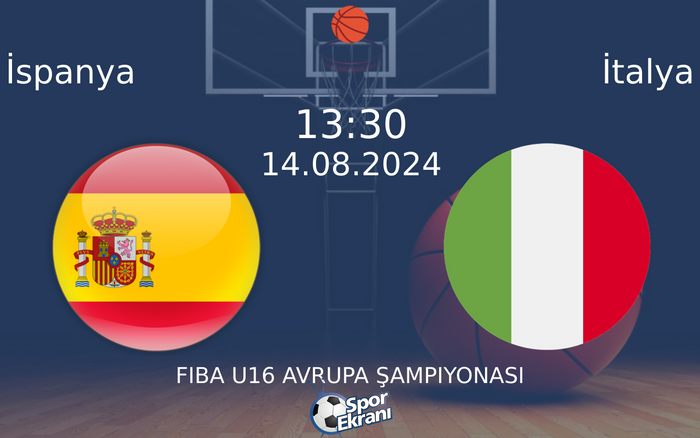 14 Ağustos 2024 İspanya vs İtalya maçı Hangi Kanalda Saat Kaçta Yayınlanacak? 14 Ağustos 2024 İspanya vs İtalya maçı Hangi Kanalda Saat Kaçta Yayınlanacak?