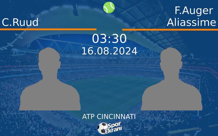 16 Ağustos 2024 C.Ruud vs F.Auger Aliassime maçı Hangi Kanalda Saat Kaçta Yayınlanacak? 16 Ağustos 2024 C.Ruud vs F.Auger Aliassime maçı Hangi Kanalda Saat Kaçta Yayınlanacak?