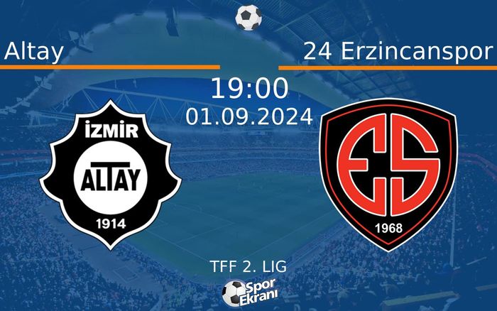 01 Eylül 2024 Altay vs 24 Erzincanspor maçı Hangi Kanalda Saat Kaçta Yayınlanacak? 01 Eylül 2024 Altay vs 24 Erzincanspor maçı Hangi Kanalda Saat Kaçta Yayınlanacak?
