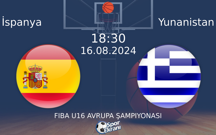 16 Ağustos 2024 İspanya vs Yunanistan maçı Hangi Kanalda Saat Kaçta Yayınlanacak? 16 Ağustos 2024 İspanya vs Yunanistan maçı Hangi Kanalda Saat Kaçta Yayınlanacak?