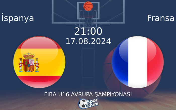 17 Ağustos 2024 İspanya vs Fransa maçı Hangi Kanalda Saat Kaçta Yayınlanacak? 17 Ağustos 2024 İspanya vs Fransa maçı Hangi Kanalda Saat Kaçta Yayınlanacak?
