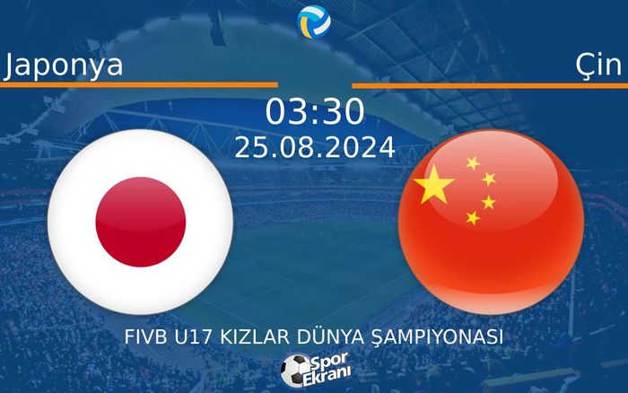 25 Ağustos 2024 Japonya vs Çin maçı Hangi Kanalda Saat Kaçta Yayınlanacak? 25 Ağustos 2024 Japonya vs Çin maçı Hangi Kanalda Saat Kaçta Yayınlanacak?