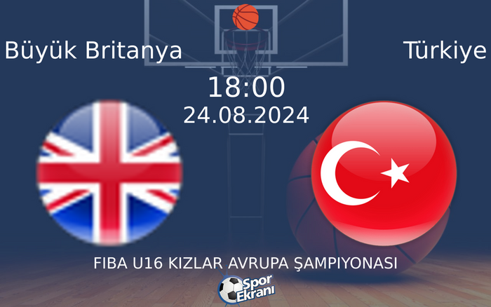 24 Ağustos 2024 Büyük Britanya vs Türkiye maçı Hangi Kanalda Saat Kaçta Yayınlanacak? 24 Ağustos 2024 Büyük Britanya vs Türkiye maçı Hangi Kanalda Saat Kaçta Yayınlanacak?