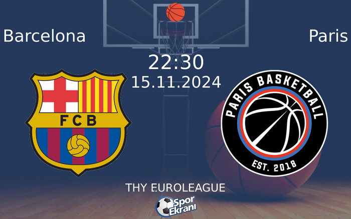 15 Kasım 2024 Barcelona vs Paris maçı Hangi Kanalda Saat Kaçta Yayınlanacak? 15 Kasım 2024 Barcelona vs Paris maçı Hangi Kanalda Saat Kaçta Yayınlanacak?