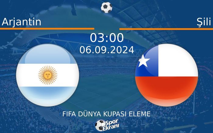 06 Eylül 2024 Arjantin vs Şili maçı Hangi Kanalda Saat Kaçta Yayınlanacak?