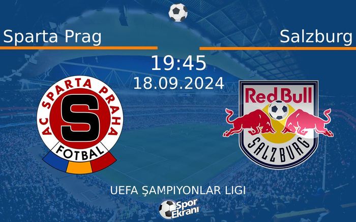 18 Eylül 2024 Sparta Prag vs Salzburg maçı Hangi Kanalda Saat Kaçta Yayınlanacak? 18 Eylül 2024 Sparta Prag vs Salzburg maçı Hangi Kanalda Saat Kaçta Yayınlanacak?