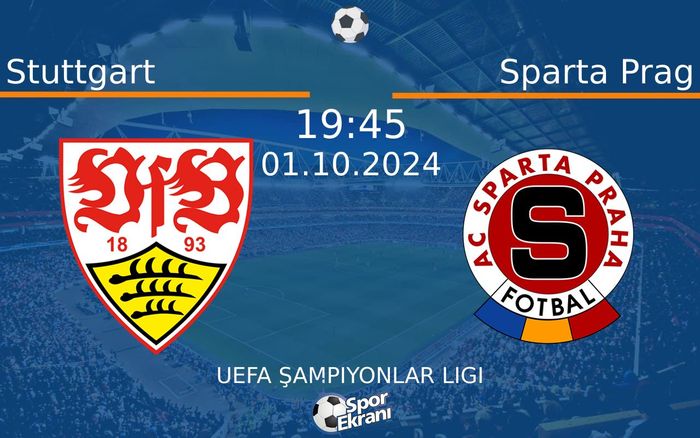 01 Ekim 2024 Stuttgart vs Sparta Prag maçı Hangi Kanalda Saat Kaçta Yayınlanacak? 01 Ekim 2024 Stuttgart vs Sparta Prag maçı Hangi Kanalda Saat Kaçta Yayınlanacak?