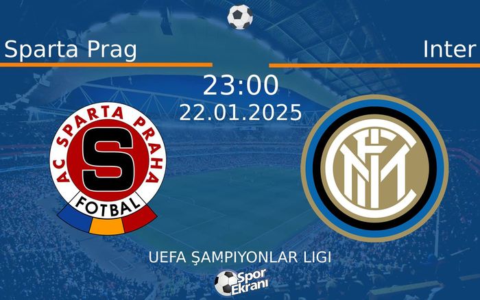 22 Ocak 2025 Sparta Prag vs Inter maçı Hangi Kanalda Saat Kaçta Yayınlanacak? 22 Ocak 2025 Sparta Prag vs Inter maçı Hangi Kanalda Saat Kaçta Yayınlanacak?