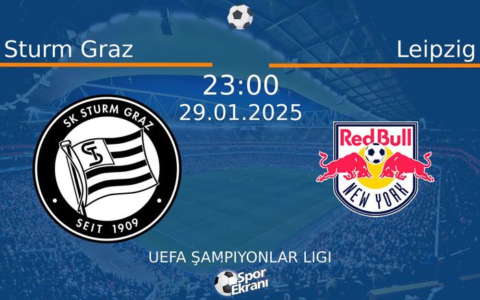 29 Ocak 2025 Sturm Graz vs Leipzig maçı Hangi Kanalda Saat Kaçta Yayınlanacak? 29 Ocak 2025 Sturm Graz vs Leipzig maçı Hangi Kanalda Saat Kaçta Yayınlanacak?