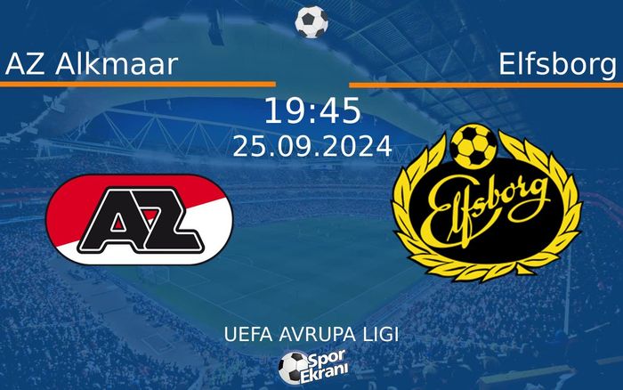 25 Eylül 2024 AZ Alkmaar vs Elfsborg maçı Hangi Kanalda Saat Kaçta Yayınlanacak? 25 Eylül 2024 AZ Alkmaar vs Elfsborg maçı Hangi Kanalda Saat Kaçta Yayınlanacak?