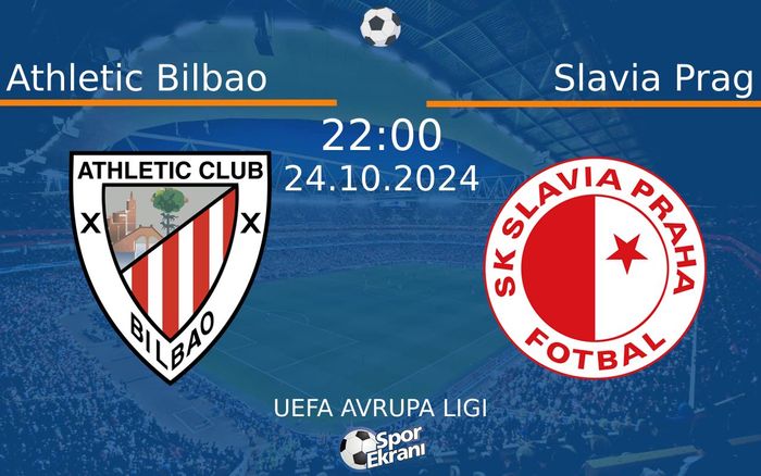 24 Ekim 2024 Athletic Bilbao vs Slavia Prag maçı Hangi Kanalda Saat Kaçta Yayınlanacak? 24 Ekim 2024 Athletic Bilbao vs Slavia Prag maçı Hangi Kanalda Saat Kaçta Yayınlanacak?