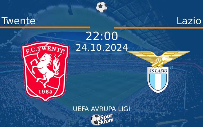 24 Ekim 2024 Twente vs Lazio maçı Hangi Kanalda Saat Kaçta Yayınlanacak? 24 Ekim 2024 Twente vs Lazio maçı Hangi Kanalda Saat Kaçta Yayınlanacak?
