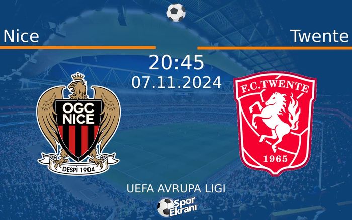 07 Kasım 2024 Nice vs Twente maçı Hangi Kanalda Saat Kaçta Yayınlanacak? 07 Kasım 2024 Nice vs Twente maçı Hangi Kanalda Saat Kaçta Yayınlanacak?