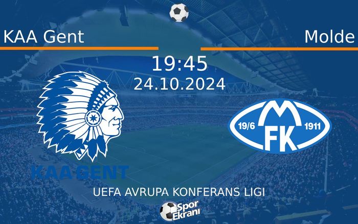 24 Ekim 2024 KAA Gent vs Molde maçı Hangi Kanalda Saat Kaçta Yayınlanacak? 24 Ekim 2024 KAA Gent vs Molde maçı Hangi Kanalda Saat Kaçta Yayınlanacak?