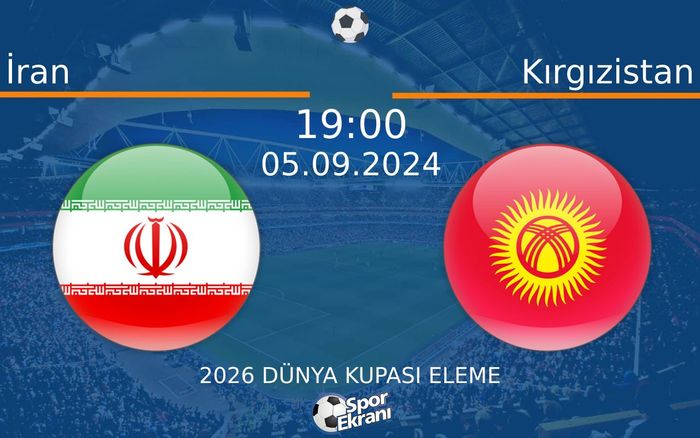 05 Eylül 2024 İran vs Kırgızistan maçı Hangi Kanalda Saat Kaçta Yayınlanacak? 05 Eylül 2024 İran vs Kırgızistan maçı Hangi Kanalda Saat Kaçta Yayınlanacak?