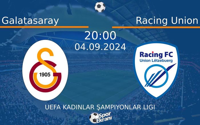 04 Eylül 2024 Galatasaray vs Racing Union maçı Hangi Kanalda Saat Kaçta Yayınlanacak? 04 Eylül 2024 Galatasaray vs Racing Union maçı Hangi Kanalda Saat Kaçta Yayınlanacak?
