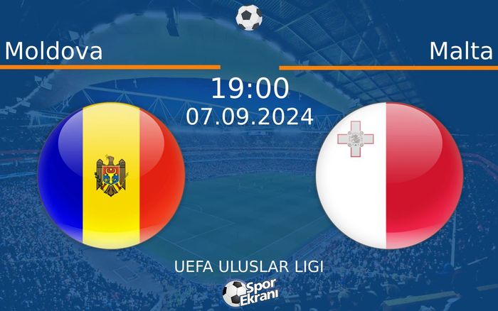 07 Eylül 2024 Moldova vs Malta maçı Hangi Kanalda Saat Kaçta Yayınlanacak? 07 Eylül 2024 Moldova vs Malta maçı Hangi Kanalda Saat Kaçta Yayınlanacak?