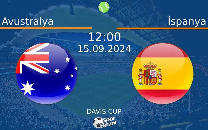 15 Eylül 2024 Avustralya vs İspanya maçı Hangi Kanalda Saat Kaçta Yayınlanacak? 15 Eylül 2024 Avustralya vs İspanya maçı Hangi Kanalda Saat Kaçta Yayınlanacak?