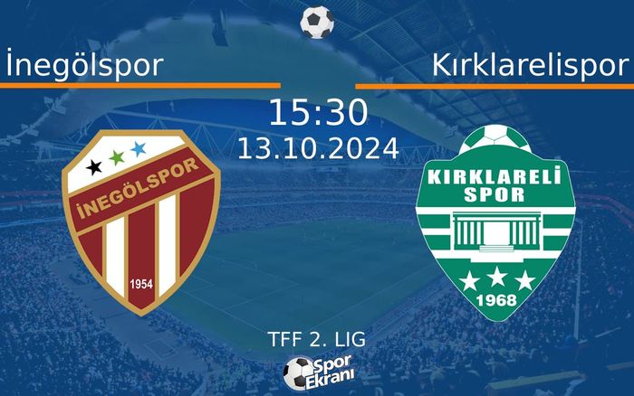 13 Ekim 2024 İnegölspor vs Kırklarelispor maçı Hangi Kanalda Saat Kaçta Yayınlanacak? 13 Ekim 2024 İnegölspor vs Kırklarelispor maçı Hangi Kanalda Saat Kaçta Yayınlanacak?