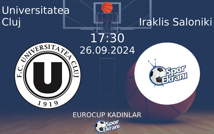26 Eylül 2024 Universitatea Cluj vs Iraklis Saloniki maçı Hangi Kanalda Saat Kaçta Yayınlanacak? 26 Eylül 2024 Universitatea Cluj vs Iraklis Saloniki maçı Hangi Kanalda Saat Kaçta Yayınlanacak?