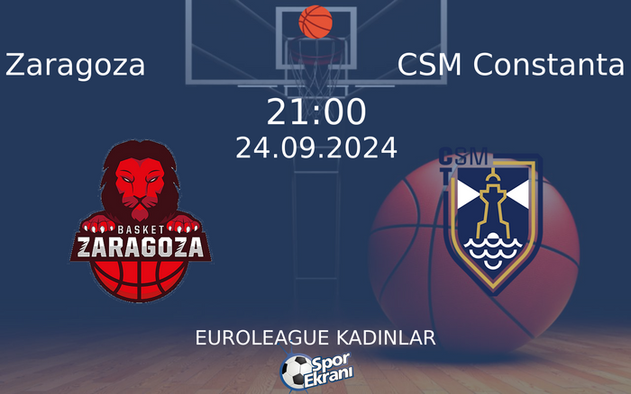 24 Eylül 2024 Zaragoza vs CSM Constanta maçı Hangi Kanalda Saat Kaçta Yayınlanacak? 24 Eylül 2024 Zaragoza vs CSM Constanta maçı Hangi Kanalda Saat Kaçta Yayınlanacak?