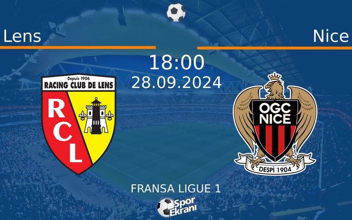 28 Eylül 2024 Lens vs Nice maçı Hangi Kanalda Saat Kaçta Yayınlanacak? 28 Eylül 2024 Lens vs Nice maçı Hangi Kanalda Saat Kaçta Yayınlanacak?