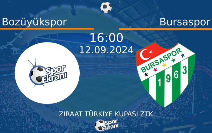 12 Eylül 2024 Bozüyükspor vs Bursaspor maçı Hangi Kanalda Saat Kaçta Yayınlanacak? 12 Eylül 2024 Bozüyükspor vs Bursaspor maçı Hangi Kanalda Saat Kaçta Yayınlanacak?