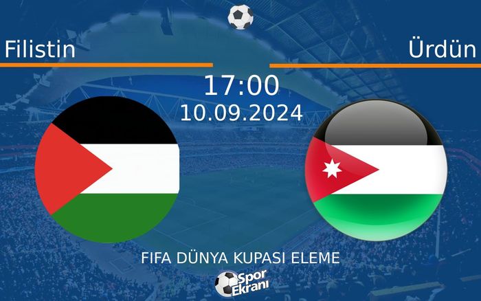10 Eylül 2024 Filistin vs Ürdün maçı Hangi Kanalda Saat Kaçta Yayınlanacak? 10 Eylül 2024 Filistin vs Ürdün maçı Hangi Kanalda Saat Kaçta Yayınlanacak?