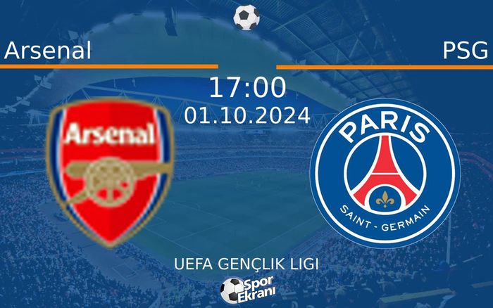 01 Ekim 2024 Arsenal vs PSG maçı Hangi Kanalda Saat Kaçta Yayınlanacak? 01 Ekim 2024 Arsenal vs PSG maçı Hangi Kanalda Saat Kaçta Yayınlanacak?