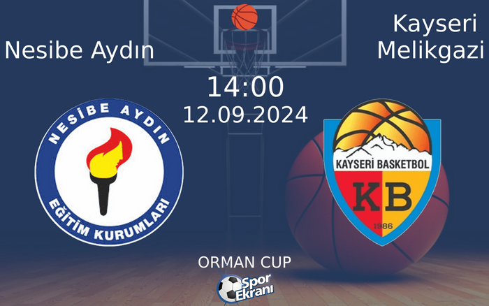 12 Eylül 2024 Nesibe Aydın vs Kayseri Melikgazi maçı Hangi Kanalda Saat Kaçta Yayınlanacak? 12 Eylül 2024 Nesibe Aydın vs Kayseri Melikgazi maçı Hangi Kanalda Saat Kaçta Yayınlanacak?