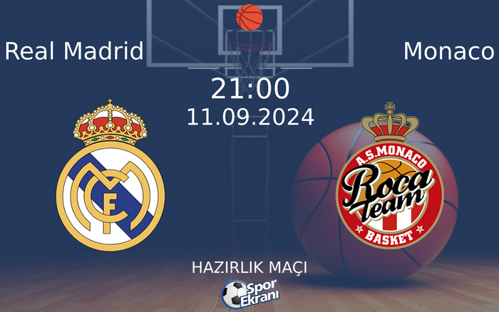 11 Eylül 2024 Real Madrid vs Monaco maçı Hangi Kanalda Saat Kaçta Yayınlanacak? 11 Eylül 2024 Real Madrid vs Monaco maçı Hangi Kanalda Saat Kaçta Yayınlanacak?