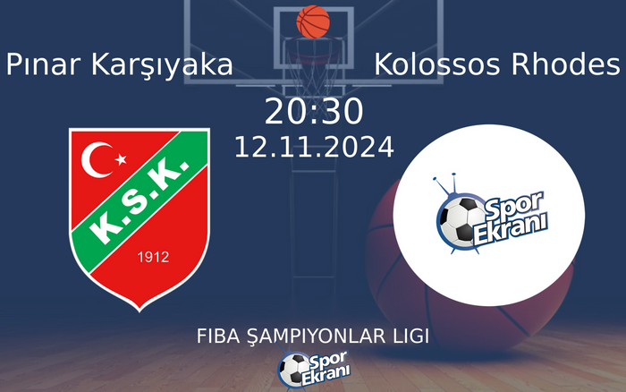 12 Kasım 2024 Pınar Karşıyaka vs Kolossos Rhodes maçı Hangi Kanalda Saat Kaçta Yayınlanacak? 12 Kasım 2024 Pınar Karşıyaka vs Kolossos Rhodes maçı Hangi Kanalda Saat Kaçta Yayınlanacak?