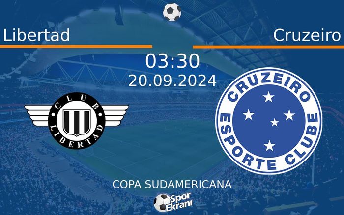 20 Eylül 2024 Libertad vs Cruzeiro maçı Hangi Kanalda Saat Kaçta Yayınlanacak? 20 Eylül 2024 Libertad vs Cruzeiro maçı Hangi Kanalda Saat Kaçta Yayınlanacak?