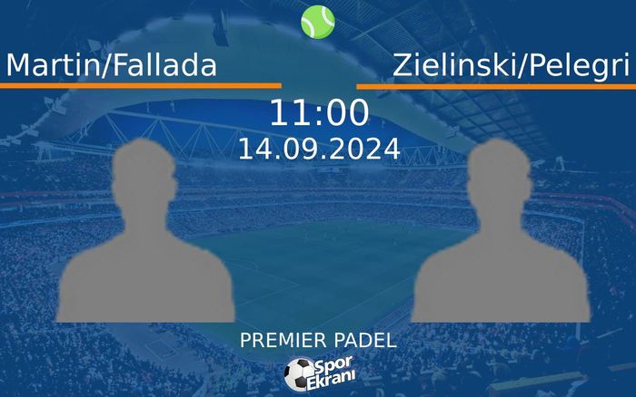 14 Eylül 2024 Martin/Fallada vs Zielinski/Pelegri maçı Hangi Kanalda Saat Kaçta Yayınlanacak?