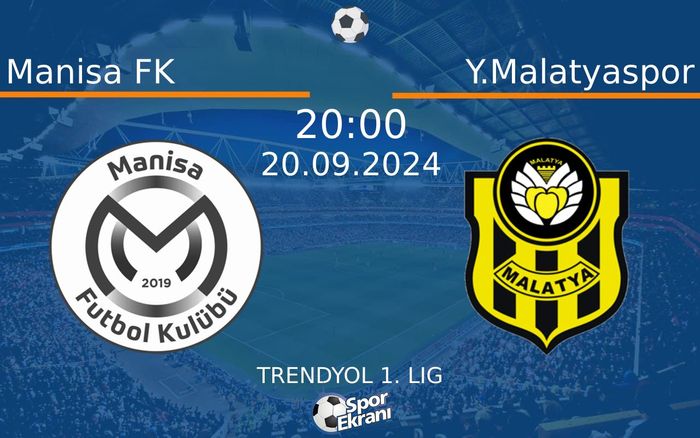 20 Eylül 2024 Manisa FK vs Y.Malatyaspor maçı Hangi Kanalda Saat Kaçta Yayınlanacak? 20 Eylül 2024 Manisa FK vs Y.Malatyaspor maçı Hangi Kanalda Saat Kaçta Yayınlanacak?
