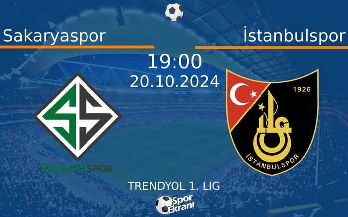 20 Ekim 2024 Sakaryaspor vs İstanbulspor maçı Hangi Kanalda Saat Kaçta Yayınlanacak? 20 Ekim 2024 Sakaryaspor vs İstanbulspor maçı Hangi Kanalda Saat Kaçta Yayınlanacak?
