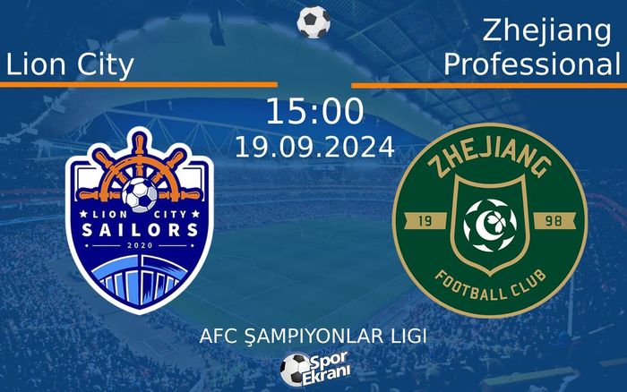 19 Eylül 2024 Lion City vs Zhejiang Professional maçı Hangi Kanalda Saat Kaçta Yayınlanacak? 19 Eylül 2024 Lion City vs Zhejiang Professional maçı Hangi Kanalda Saat Kaçta Yayınlanacak?