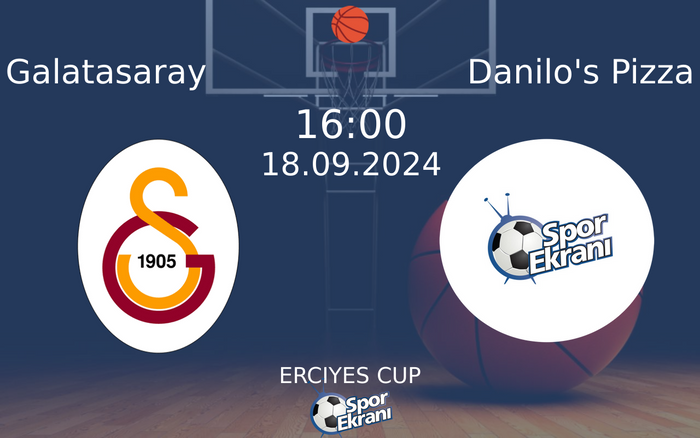 18 Eylül 2024 Galatasaray vs Danilo's Pizza maçı Hangi Kanalda Saat Kaçta Yayınlanacak?