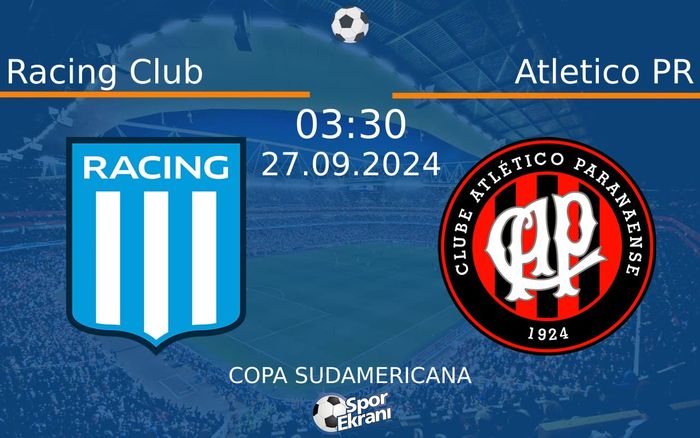 27 Eylül 2024 Racing Club vs Atletico PR maçı Hangi Kanalda Saat Kaçta Yayınlanacak? 27 Eylül 2024 Racing Club vs Atletico PR maçı Hangi Kanalda Saat Kaçta Yayınlanacak?