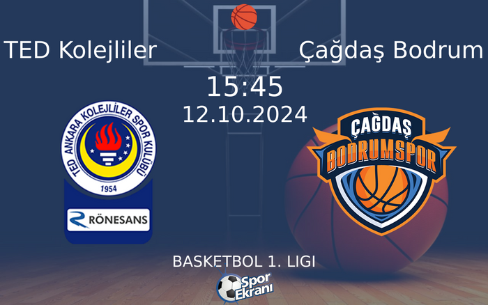 12 Ekim 2024 TED Kolejliler vs Çağdaş Bodrum maçı Hangi Kanalda Saat Kaçta Yayınlanacak? 12 Ekim 2024 TED Kolejliler vs Çağdaş Bodrum maçı Hangi Kanalda Saat Kaçta Yayınlanacak?