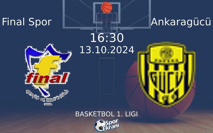 13 Ekim 2024 Final Spor vs Ankaragücü maçı Hangi Kanalda Saat Kaçta Yayınlanacak? 13 Ekim 2024 Final Spor vs Ankaragücü maçı Hangi Kanalda Saat Kaçta Yayınlanacak?