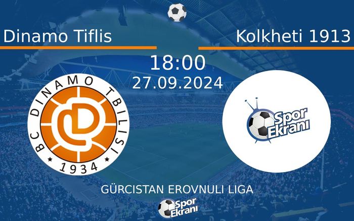 27 Eylül 2024 Dinamo Tiflis vs Kolkheti 1913 maçı Hangi Kanalda Saat Kaçta Yayınlanacak? 27 Eylül 2024 Dinamo Tiflis vs Kolkheti 1913 maçı Hangi Kanalda Saat Kaçta Yayınlanacak?
