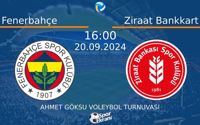20 Eylül 2024 Fenerbahçe vs Ziraat Bankkart maçı Hangi Kanalda Saat Kaçta Yayınlanacak? 20 Eylül 2024 Fenerbahçe vs Ziraat Bankkart maçı Hangi Kanalda Saat Kaçta Yayınlanacak?