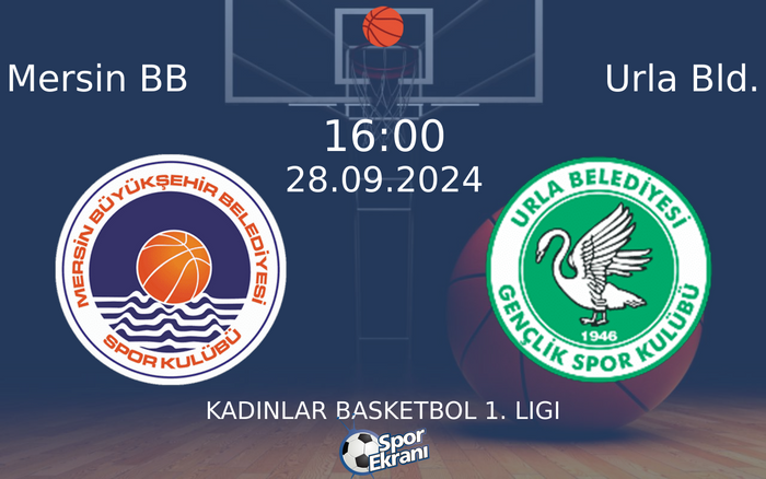 28 Eylül 2024 Mersin BB vs Urla Bld. maçı Hangi Kanalda Saat Kaçta Yayınlanacak? 28 Eylül 2024 Mersin BB vs Urla Bld. maçı Hangi Kanalda Saat Kaçta Yayınlanacak?