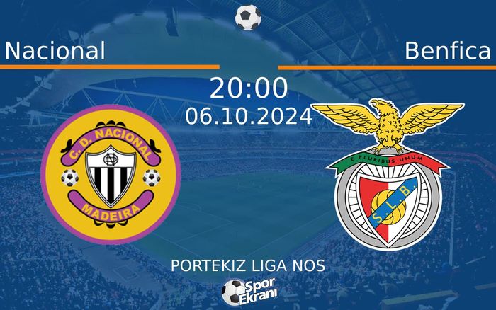 06 Ekim 2024 Nacional vs Benfica maçı Hangi Kanalda Saat Kaçta Yayınlanacak? 06 Ekim 2024 Nacional vs Benfica maçı Hangi Kanalda Saat Kaçta Yayınlanacak?