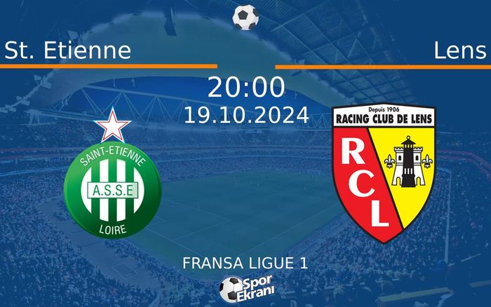 19 Ekim 2024 St. Etienne vs Lens maçı Hangi Kanalda Saat Kaçta Yayınlanacak? 19 Ekim 2024 St. Etienne vs Lens maçı Hangi Kanalda Saat Kaçta Yayınlanacak?